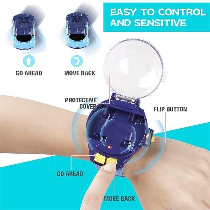 Mini RC Car Watch Toy – Kids Wearable Remote Control Car