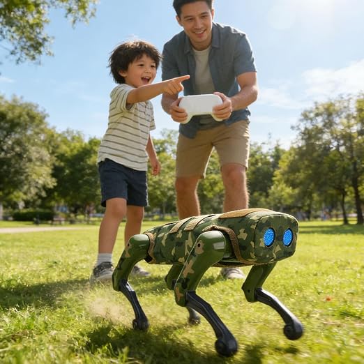 AI Smart Robot Dog Toy for Kids – RC & Voice Control