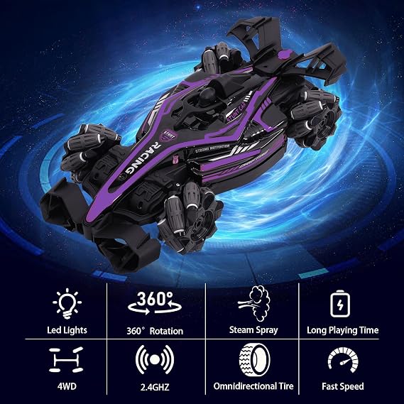 Gesture Sensing 4WD RC Stunt Car  360° Rotating Racing Drift Car with Gesture Control