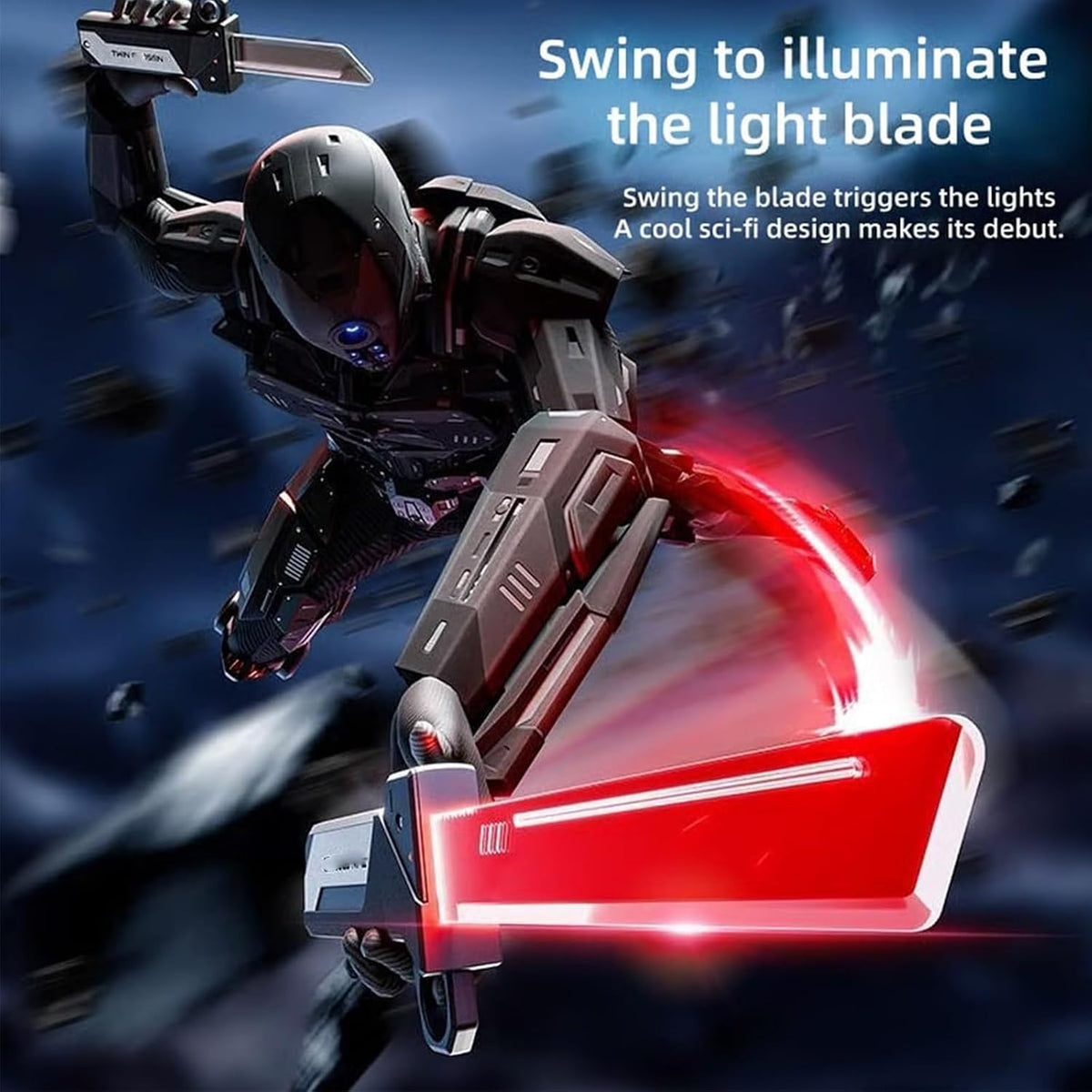 Sparkblade LED Sword with Smoke & Spark Effects – Cosplay Katana Toy