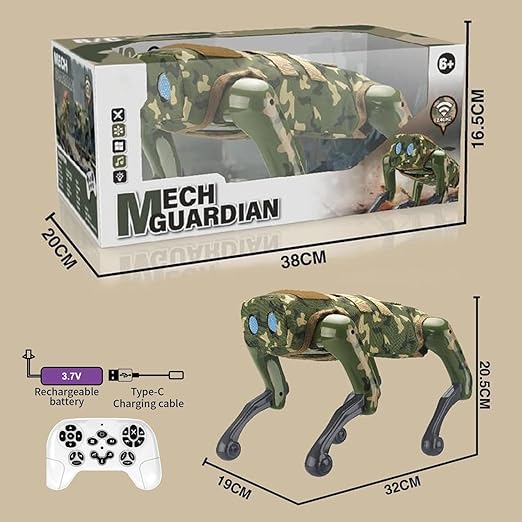 AI Smart Robot Dog Toy for Kids – RC & Voice Control
