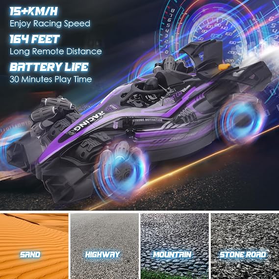 Gesture Sensing 4WD RC Stunt Car  360° Rotating Racing Drift Car with Gesture Control