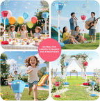 Street Lamp Bubble Machine for Kids – Colorful Bubbles, Lights | Battery Operated