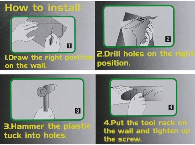 Wall Mounted Broom Holder | Mop & Tool Organizer
