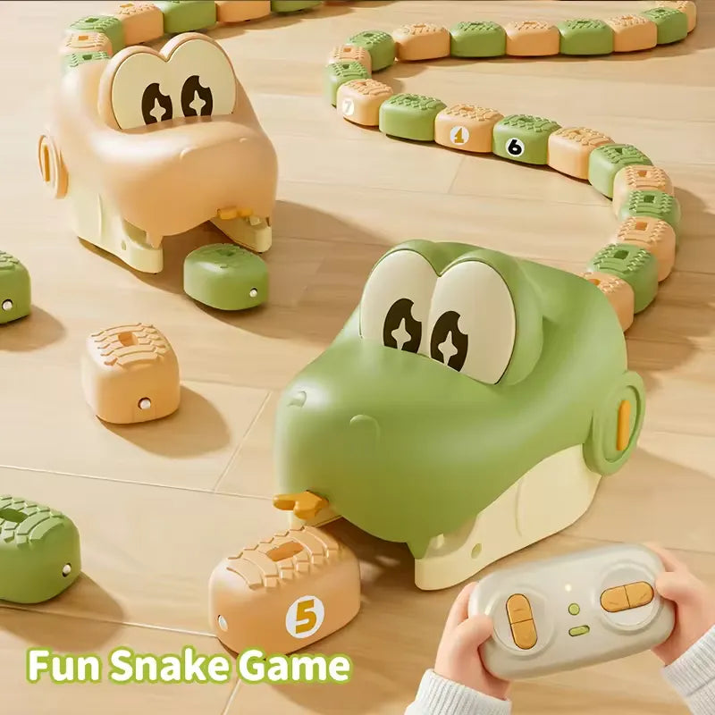 RC Magnetic Greedy Snake Game with Lights & Music, Wireless Remote, Ages 3+